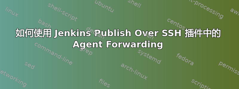 如何使用 Jenkins Publish Over SSH 插件中的 Agent Forwarding