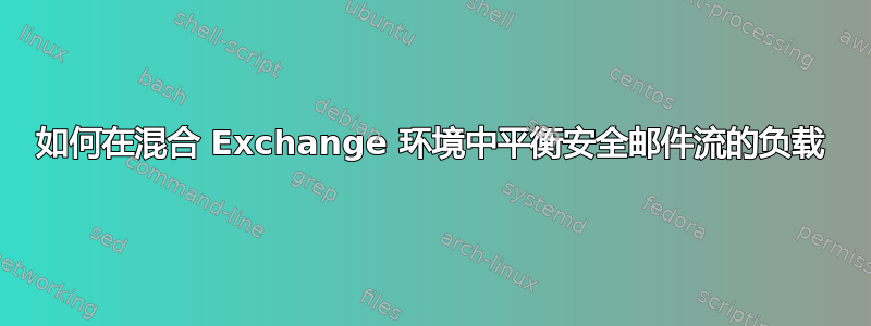 如何在混合 Exchange 环境中平衡安全邮件流的负载