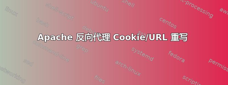 Apache 反向代理 Cookie/URL 重写