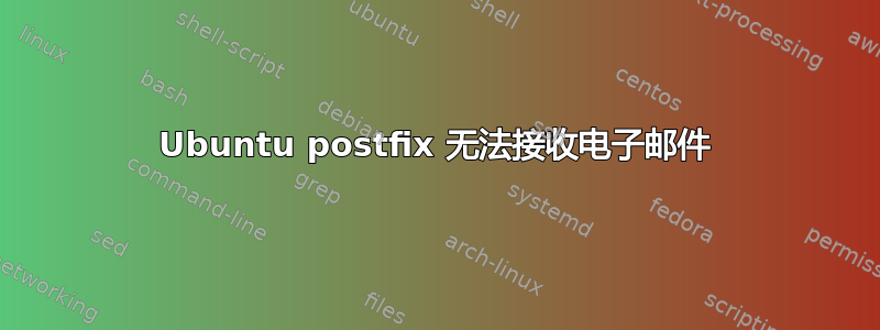 Ubuntu postfix 无法接收电子邮件