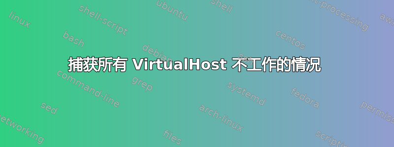 捕获所有 VirtualHost 不工作的情况