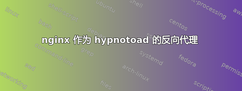 nginx 作为 hypnotoad 的反向代理