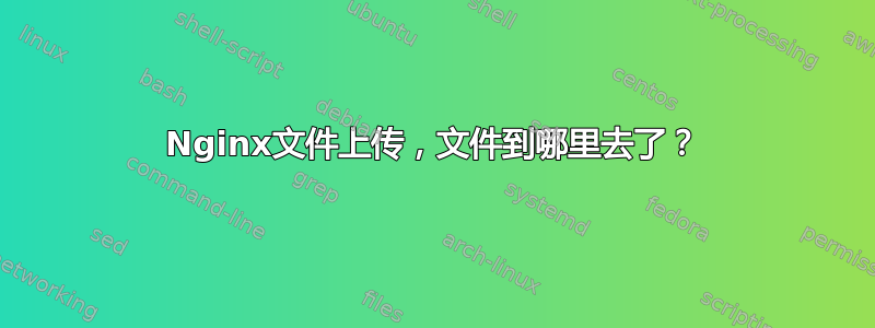 Nginx文件上传，文件到哪里去了？