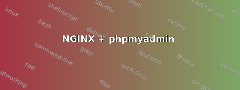 NGINX + phpmyadmin