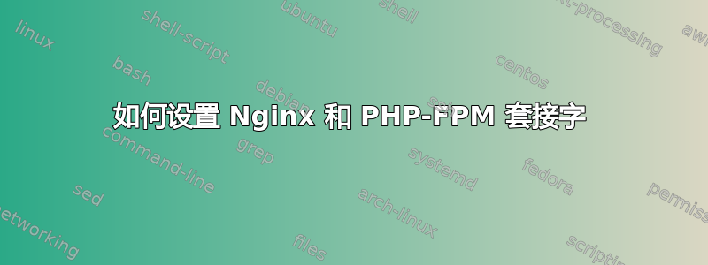 如何设置 Nginx 和 PHP-FPM 套接字