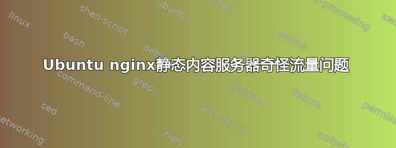 Ubuntu nginx静态内容服务器奇怪流量问题