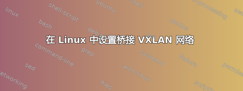 在 Linux 中设置桥接 VXLAN 网络