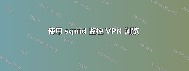 使用 squid 监控 VPN 浏览