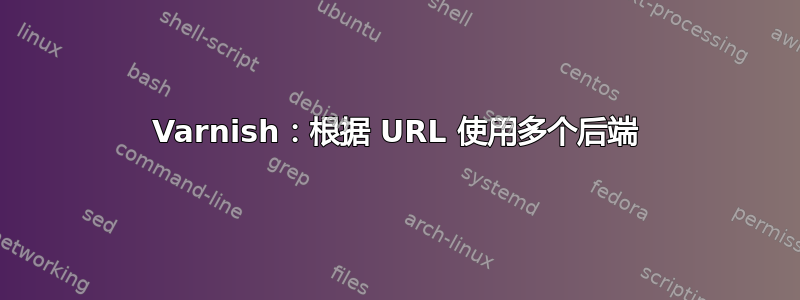 Varnish：根据 URL 使用多个后端