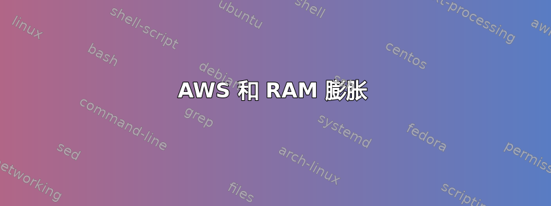 AWS 和 RAM 膨胀