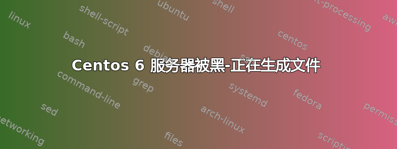 Centos 6 服务器被黑-正在生成文件