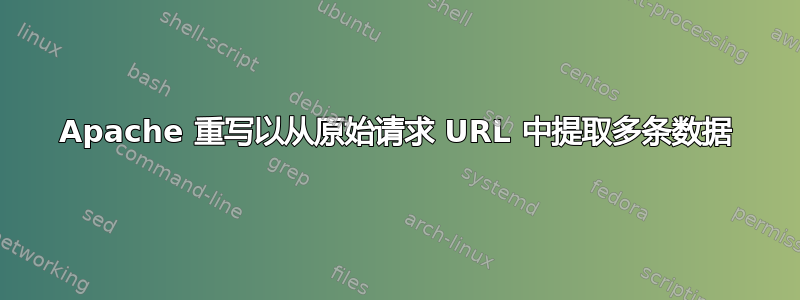 Apache 重写以从原始请求 URL 中提取多条数据