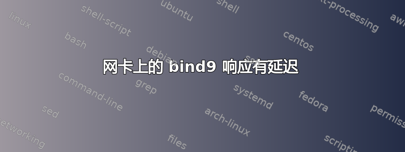 网卡上的 bind9 响应有延迟