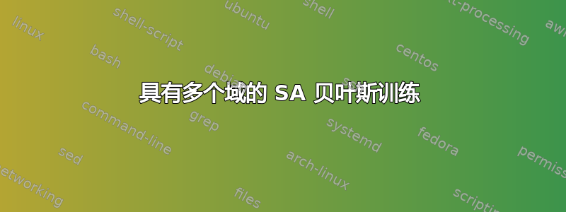 具有多个域的 SA 贝叶斯训练