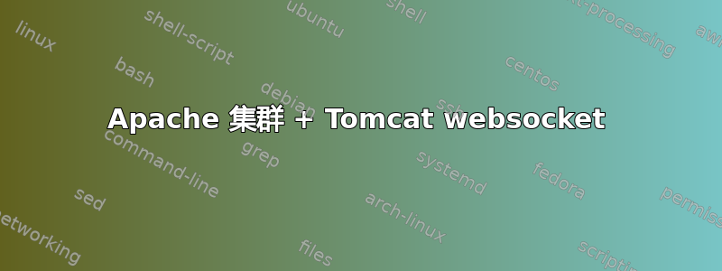 Apache 集群 + Tomcat websocket