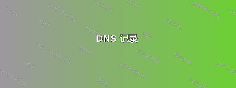 DNS 记录