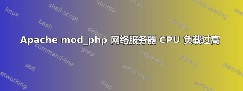 Apache mod_php 网络服务器 CPU 负载过高