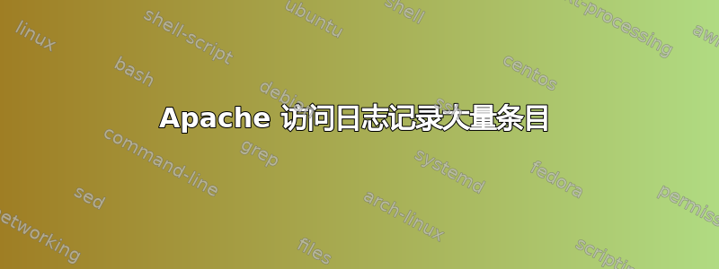 Apache 访问日志记录大量条目