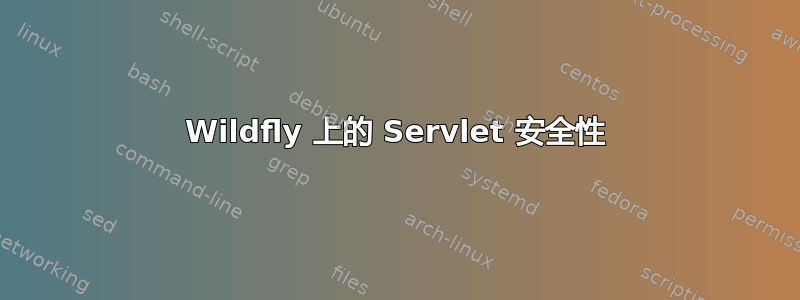 Wildfly 上的 Servlet 安全性