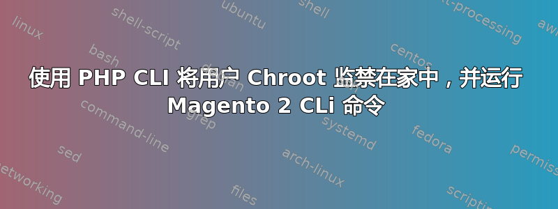 使用 PHP CLI 将用户 Chroot 监禁在家中，并运行 Magento 2 CLi 命令