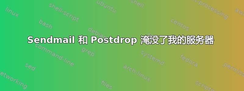 Sendmail 和 Postdrop 淹没了我的服务器