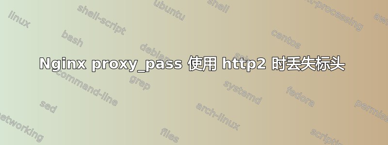 Nginx proxy_pass 使用 http2 时丢失标头