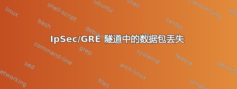 IpSec/GRE 隧道中的数据包丢失