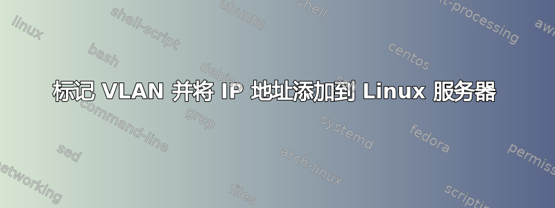 标记 VLAN 并将 IP 地址添加到 Linux 服务器