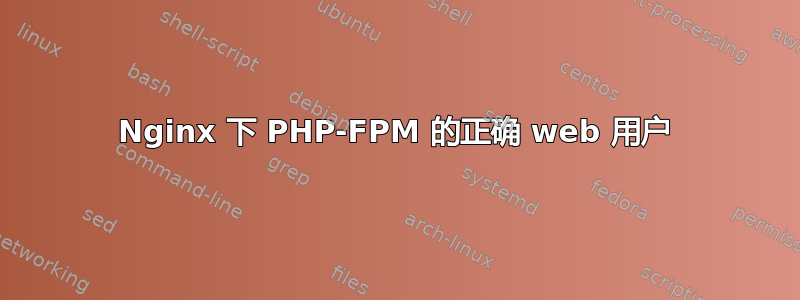 Nginx 下 PHP-FPM 的正确 web 用户