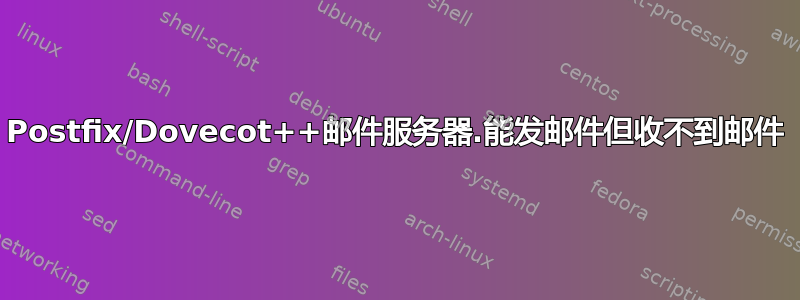 Postfix/Dovecot++邮件服务器.能发邮件但收不到邮件