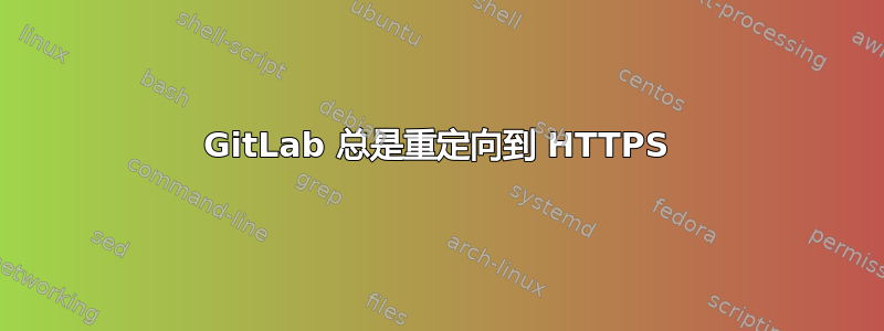 GitLab 总是重定向到 HTTPS