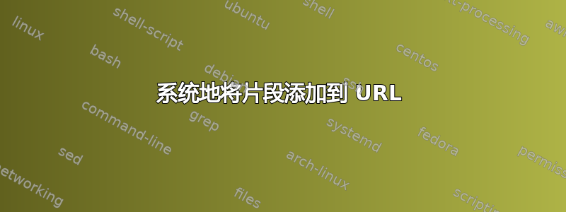 系统地将片段添加到 URL