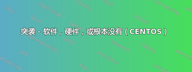 突袭 - 软件，硬件，或根本没有（CENTOS）