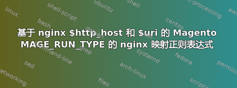 基于 nginx $http_host 和 $uri 的 Magento MAGE_RUN_TYPE 的 nginx 映射正则表达式