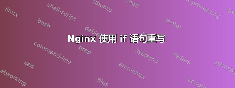 Nginx 使用 if 语句重写