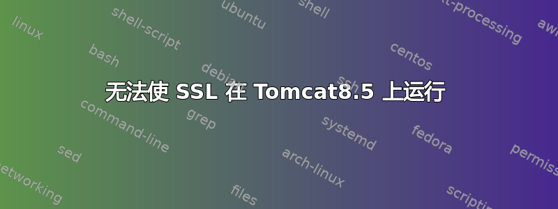 无法使 SSL 在 Tomcat8.5 上运行