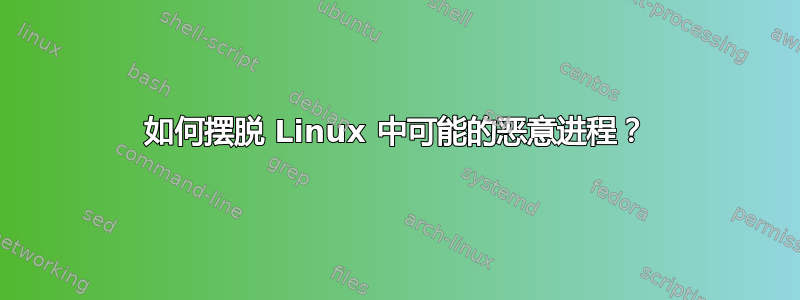 如何摆脱 Linux 中可能的恶意进程？