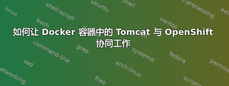 如何让 Docker 容器中的 Tomcat 与 OpenShift 协同工作