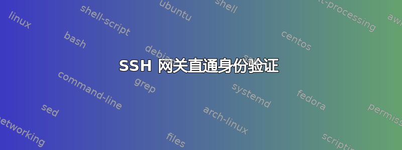 SSH 网关直通身份验证