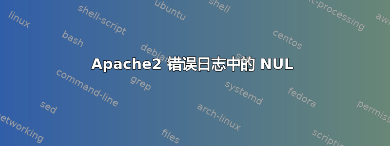 Apache2 错误日志中的 NUL