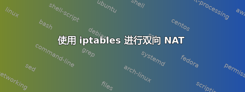 使用 iptables 进行双向 NAT