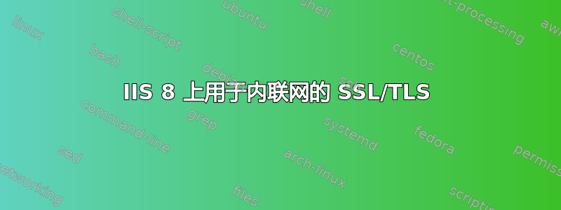 IIS 8 上用于内联网的 SSL/TLS