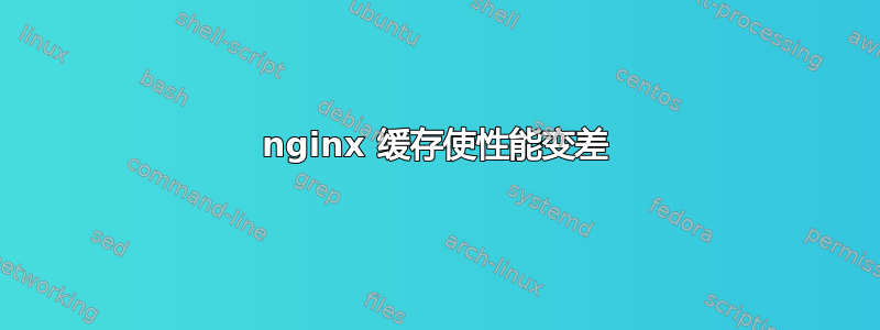 nginx 缓存使性能变差