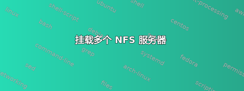 挂载多个 NFS 服务器