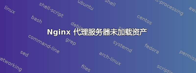 Nginx 代理服务器未加载资产