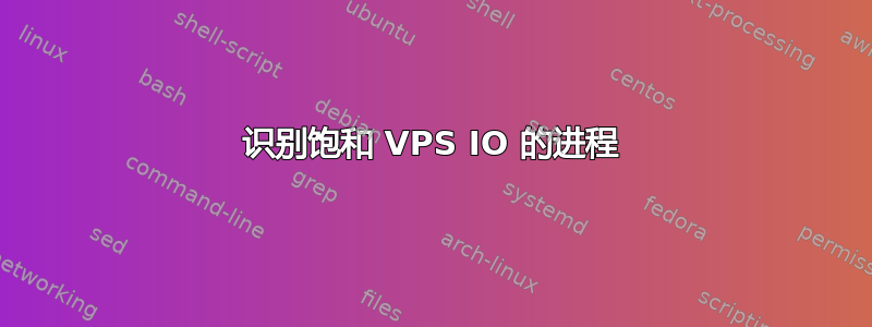 识别饱和 VPS IO 的进程