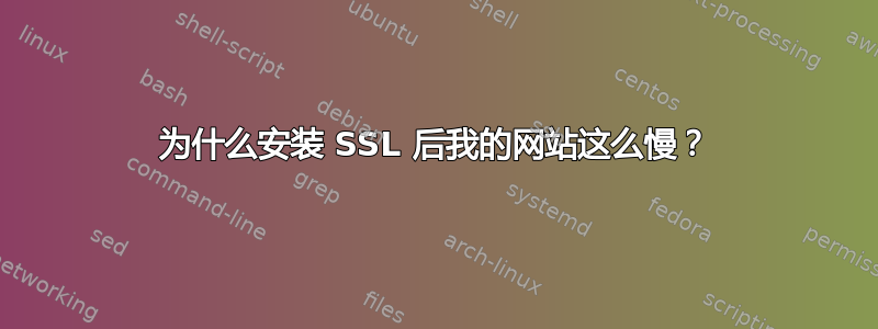 为什么安装 SSL 后我的网站这么慢？