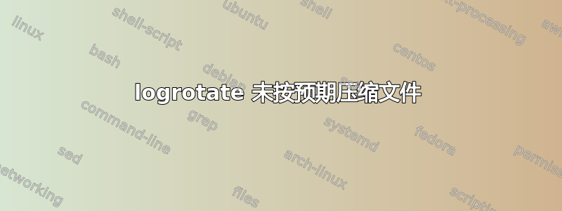 logrotate 未按预期压缩文件