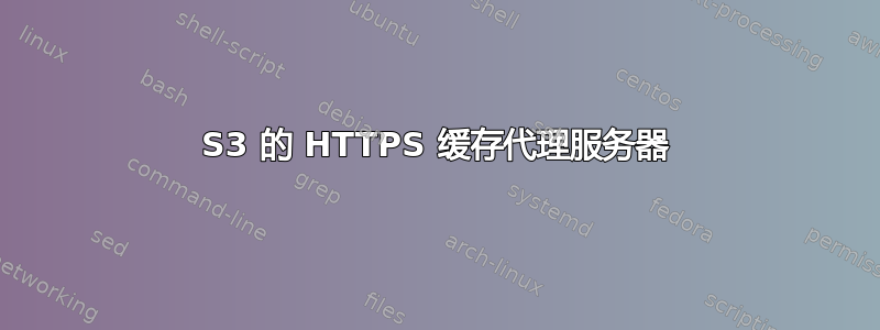 S3 的 HTTPS 缓存代理服务器