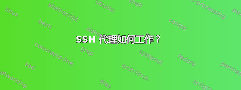 SSH 代理如何工作？